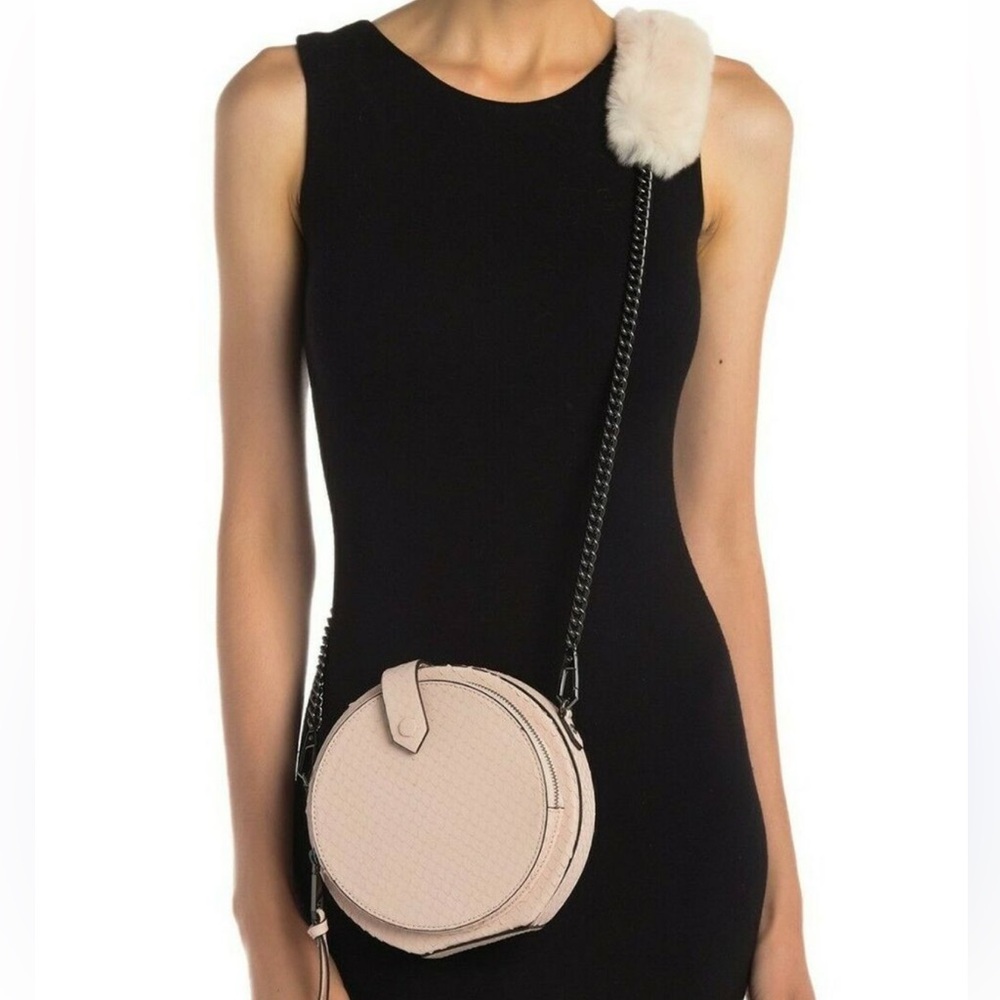 Rebecca Minkoff | Blush Leather Crossbody Canteen Bag
